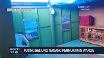 Angin Puting Beliung Terjang Pemukiman Warga Kepulauan Karanrang Pangkep