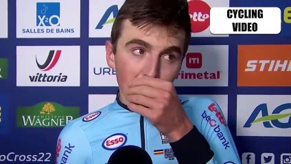 Emiel Verstrynge Reacts To Winning U23 European Cyclocross Championships