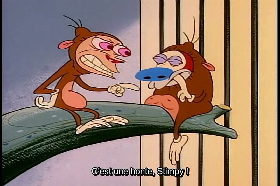 Ren et Stimpy  - Malin comme un singe VOSTFR (S02E08a)