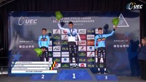 Championnats d'Europe 2022 - Cyclo-cross - Namur - Le triplé de la Belgique en U23 avec Emiel Verstrynge en Or devant Thibau Nys et Witse Meeussen