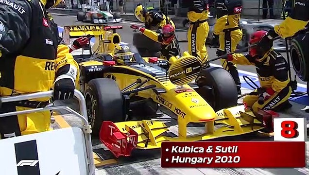Top 10 Pit Lane Dramatic Moments