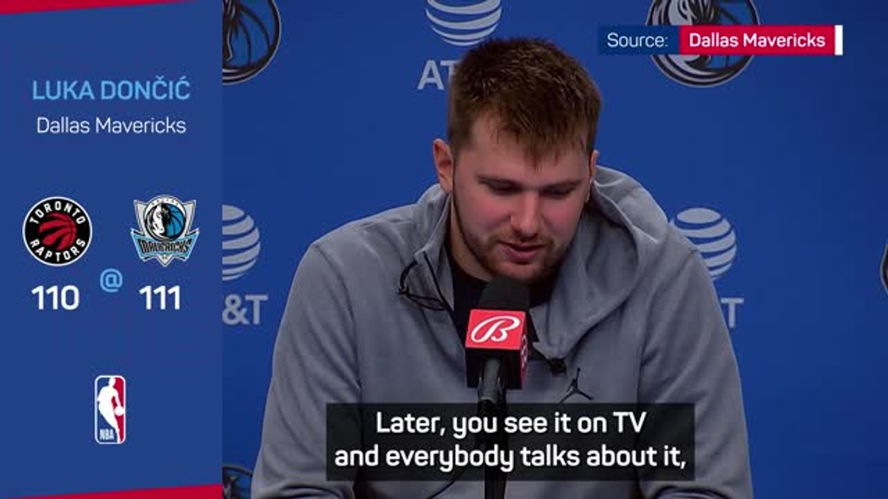 Doncic having fun scoring 'bulls***' points