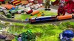 TRAIN CC205 CRASHED CAR GANI BUS, TAYO BUS,DINOSAURS FIGHTING WITH GORILA #train #dinosaurs