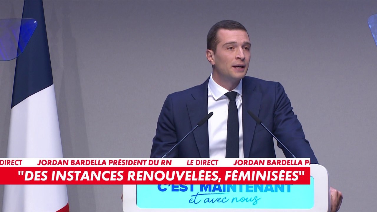 Jordan Bardella : «Par amour de la France, ma mère est devenue Française. Nous n’étions pas d’ici mais par amour de la France et de son peuple, nous le sommes devenus»