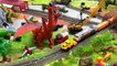 TRAIN CRUSH CAR BUS TAYO, TRUCK AND DINOSAURS 07 #dinosaurs #train
