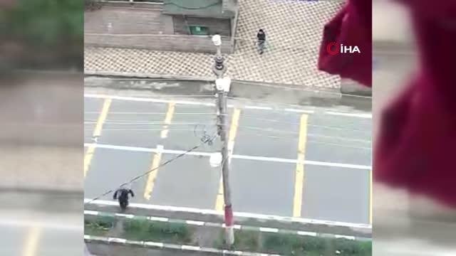 Polis memurunun vurulduğu anlar kamerada