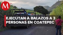 Hallan a 3 personas sin vida en Coatepec, Veracruz