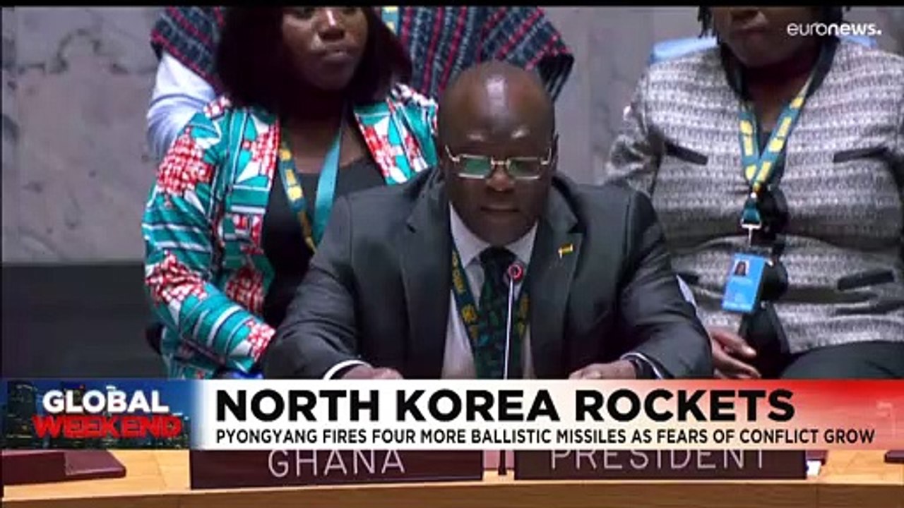 North Korea fires more missiles as US flies bombers over the south