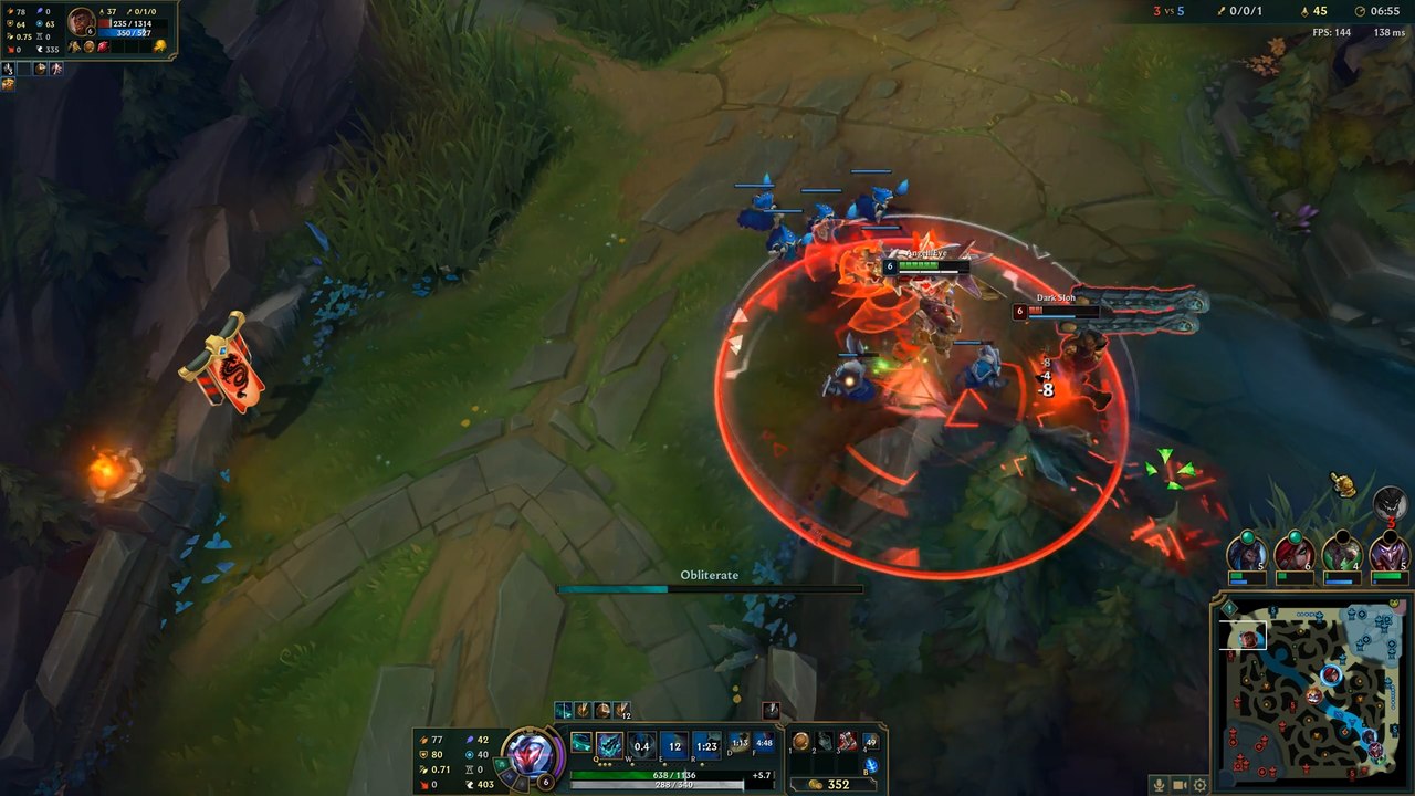Un peligroso fallo con la R de K'Sante (League of Legends)