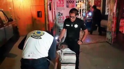 Tras una riña un motociclista fue golpeado en Santa Cruz del Valle