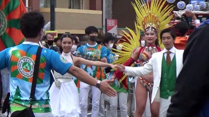 【2022/11/5】第50回飯能まつりパレード　自由の森学園　サンバ音楽隊１