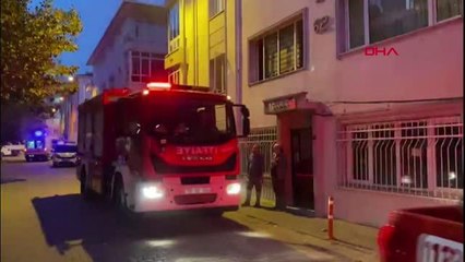 EVİN BALKONUNDA ÇIKAN YANGINDA ANNE İLE KIZI YARALANDI