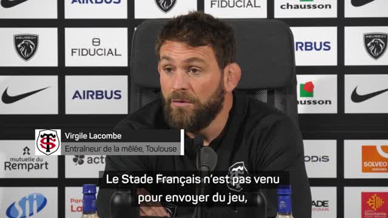 10e j. - Lacombe : "Le Stade Français n'est pas venu pour envoyer du jeu"