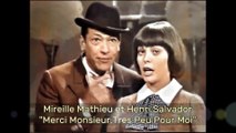 Mireille Mathieu et Henri Salvador - Merci Monsieur,Trés Peu Pour Moi - Télé Dimanche- Magyar felirat-Hungarian subtitle-