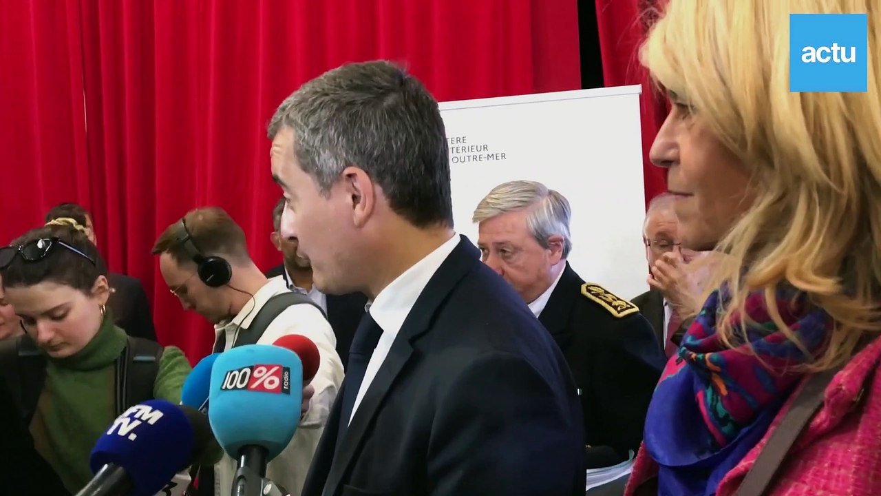 Gérald Darmanin devant les élus de Haute-Garonne à Revel