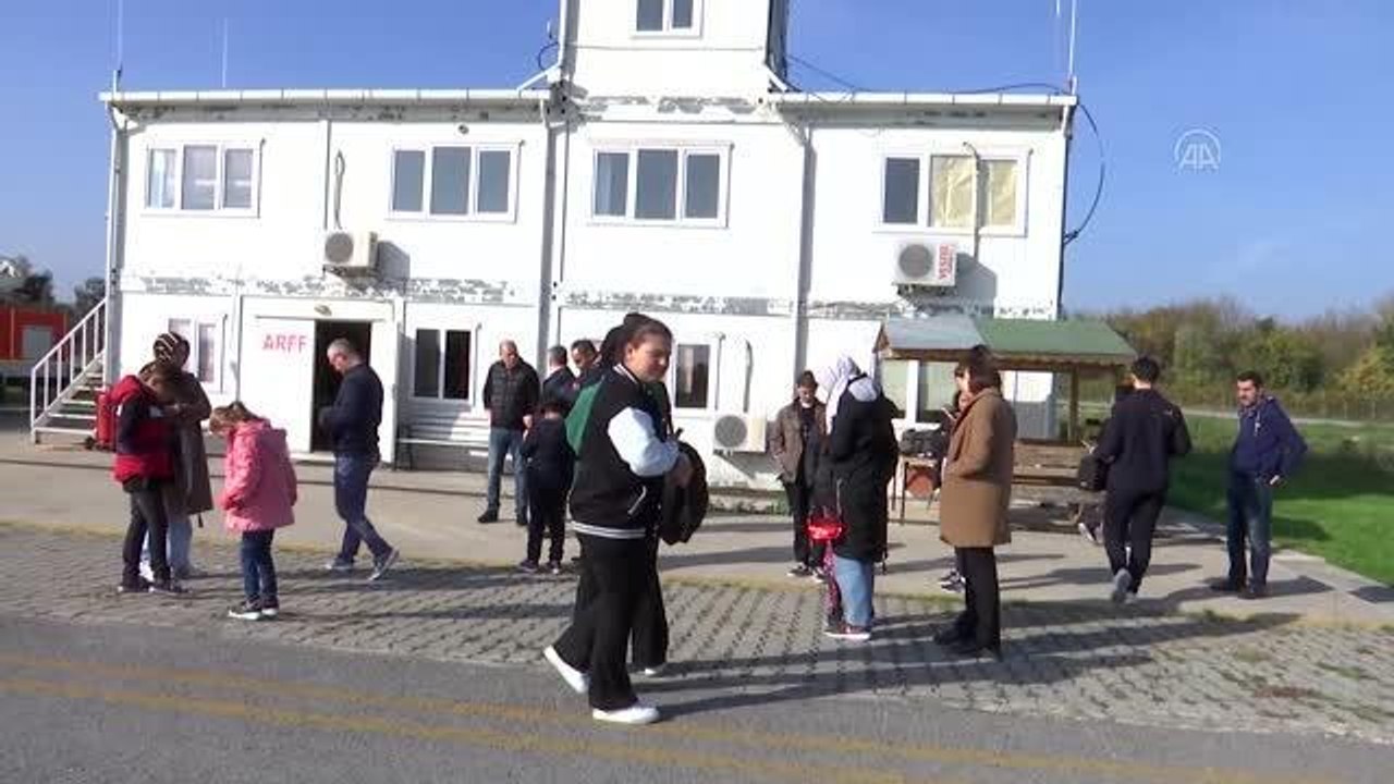 Hiç uçağa binmeyen lösemili çocuklar Samsun'a gökyüzünden baktı