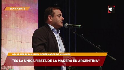 “Es la única fiesta de la madera en Argentina”