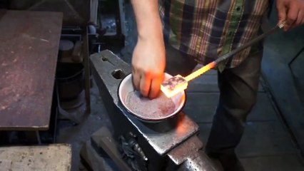 MEMBUAT PISAU BAJA DAMASKUS METEORIT_ASMR