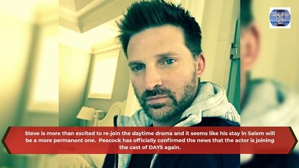 Good News! Steve Burton Returning To Days of Our Lives As Harris Michaels