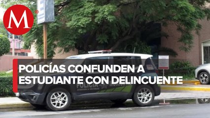 Policías golpean a estudiante de la BUAP tras "confundirlo" con asaltante | VIDEO