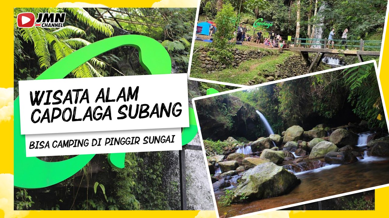 Wisata Alam Capolaga Subang, Bisa Camping di Pinggir Sungai - Video ...