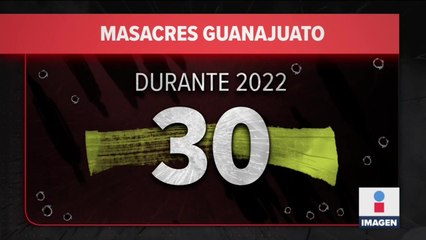 Ya son 30 masacres en Guanajuato en 2022