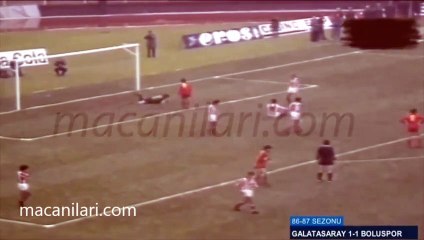 Galatasaray 1-1 Boluspor [HD] 25.10.1986 - 1986-1987 Turkish 1st League Matchday 10