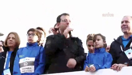 44. N Kolay İstanbul Maratonu’nun startını veren İmamoğlu: Cumhuriyetimizin 100. yılına koşuyoruz