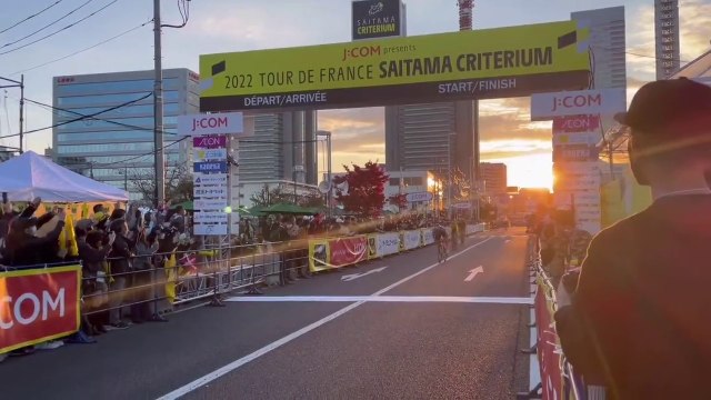 Saitama Criterium Tour de France 2022 - Jasper Philipsen (Alpecin-Deceuninck)a remporté ce dimanche le Critérium de Saitama devant Jonas Vingegaard (Team Jumbo-Visma) et Geraint Thomas (INEOS Grenadiers).