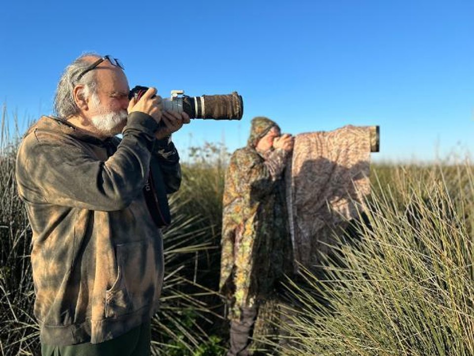 KUŞ CENNETİ'NDE 'KAMUFLAJLI' FOTOĞRAFÇILIK