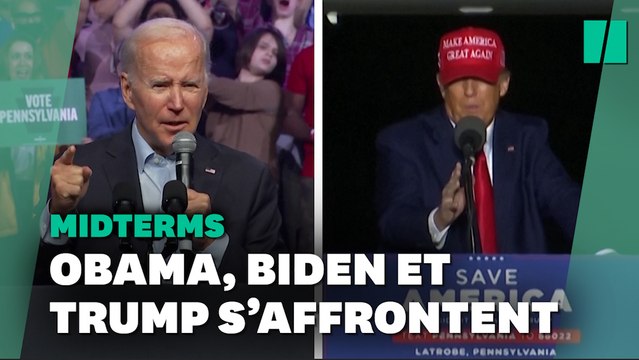 Midterms : Trump, Obama et Biden s'affrontent par meetings interposés