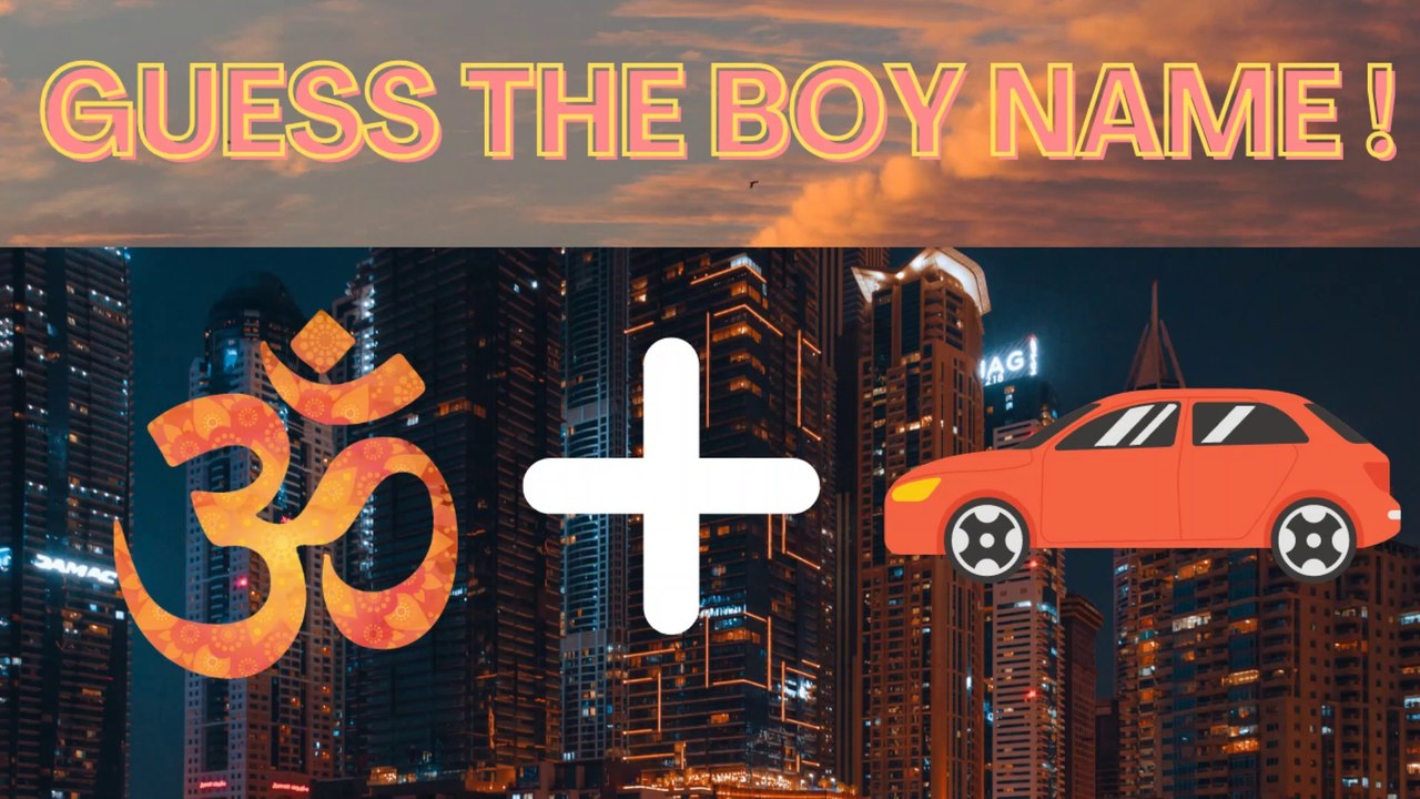 Guess The Boy Name !!