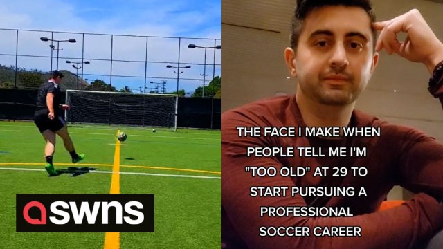 Aspiring soccer player caring for cancer-stricken parents pursues career aged 29
