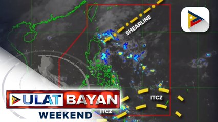 Shear line, nakakaapekto sa Northern Luzon; Mindanao, apektado ng ITCZ