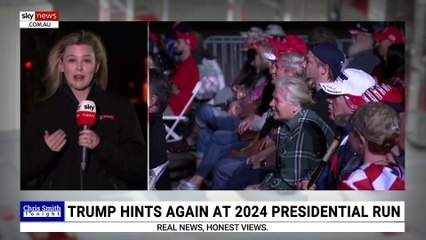 Trump had a 'spring in his step' as he hinted at next presidential run