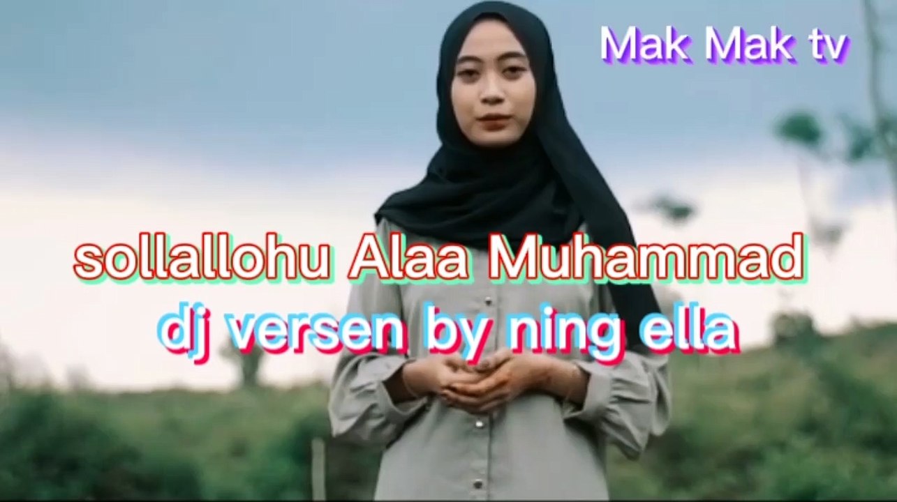 Sholawat nabi versi DJ bass gleeer cover by ning ella fitiyani(shollalohu ala Muhammad)