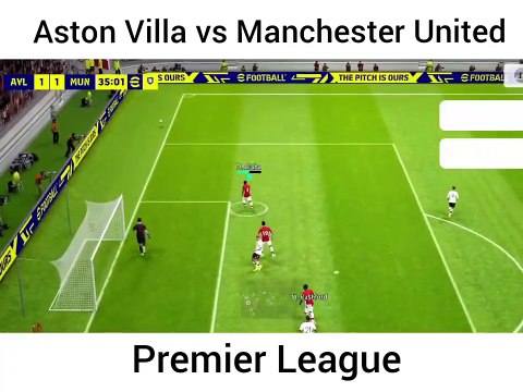 Aston Villa vs Manchester United Premier League.