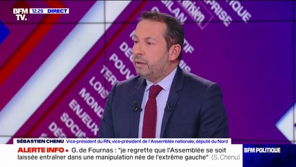 Sébastien Chenu: "Steeve Briois et Bruno Bilde ne s'entendent pas avec Jordan Bardella"