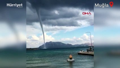 Datça açıklarında hortum