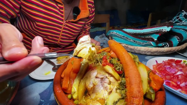 Secret Nomad Food of Moroccan Desert Rissani Street Food Meat pie Madfouna + Camel Milk