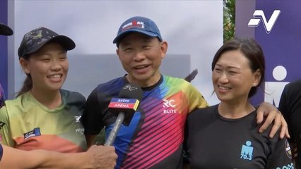 Peminat tegar Ironman, Alfred Cheong beri inspirasi untuk isteri dan 2 anaknya untuk sertaih edisi tahun ini