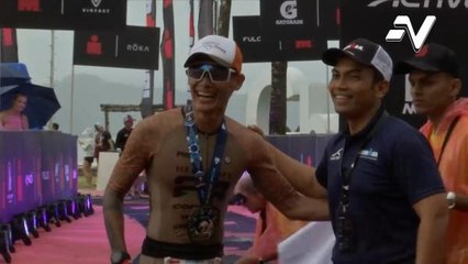 Olimpian Indonesia, Andy Wibowo dinobatkan juara Ironman Langkawi 2022