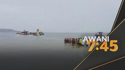 Nahas | Pesawat terhempas di Tasik Victoria, Tanzania