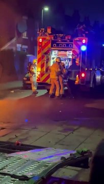 Bonfire Night yobs cause chaos in Sheffield - torching cars and hurling fireworks at police