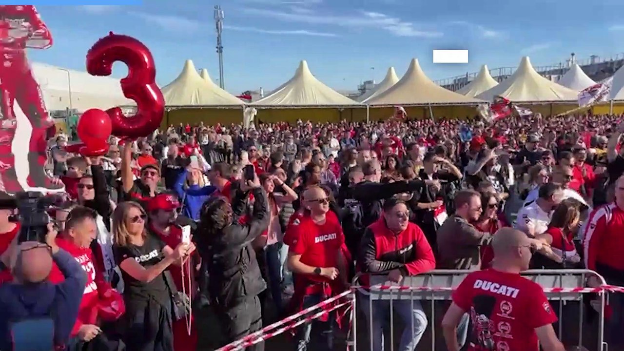 Ducati campione del mondo 2022: le festa a Borgo Panigale