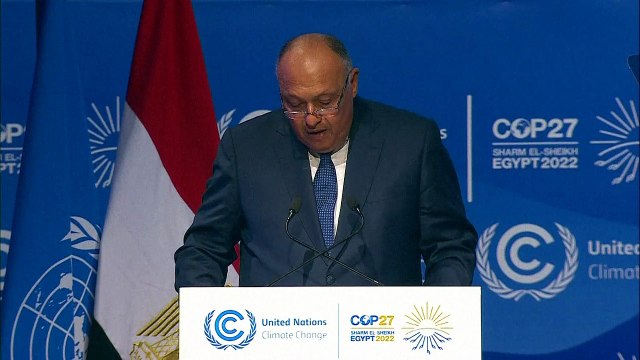 Le président de la COP27 s'inquiète du financement du climat