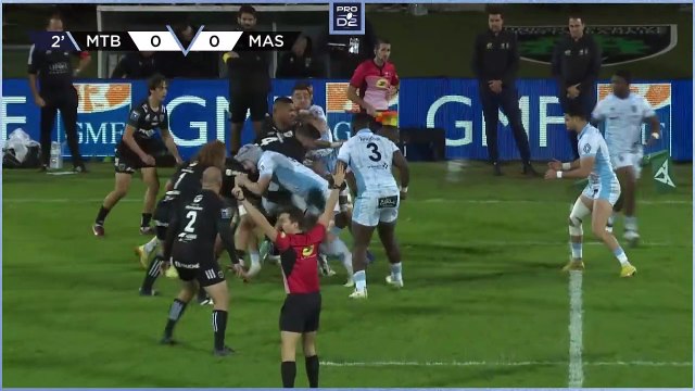 PRO D2 - Résumé US Montauban-Rugby Club Massy Essonne: 25-12 - J10 - Saison 2022/2023