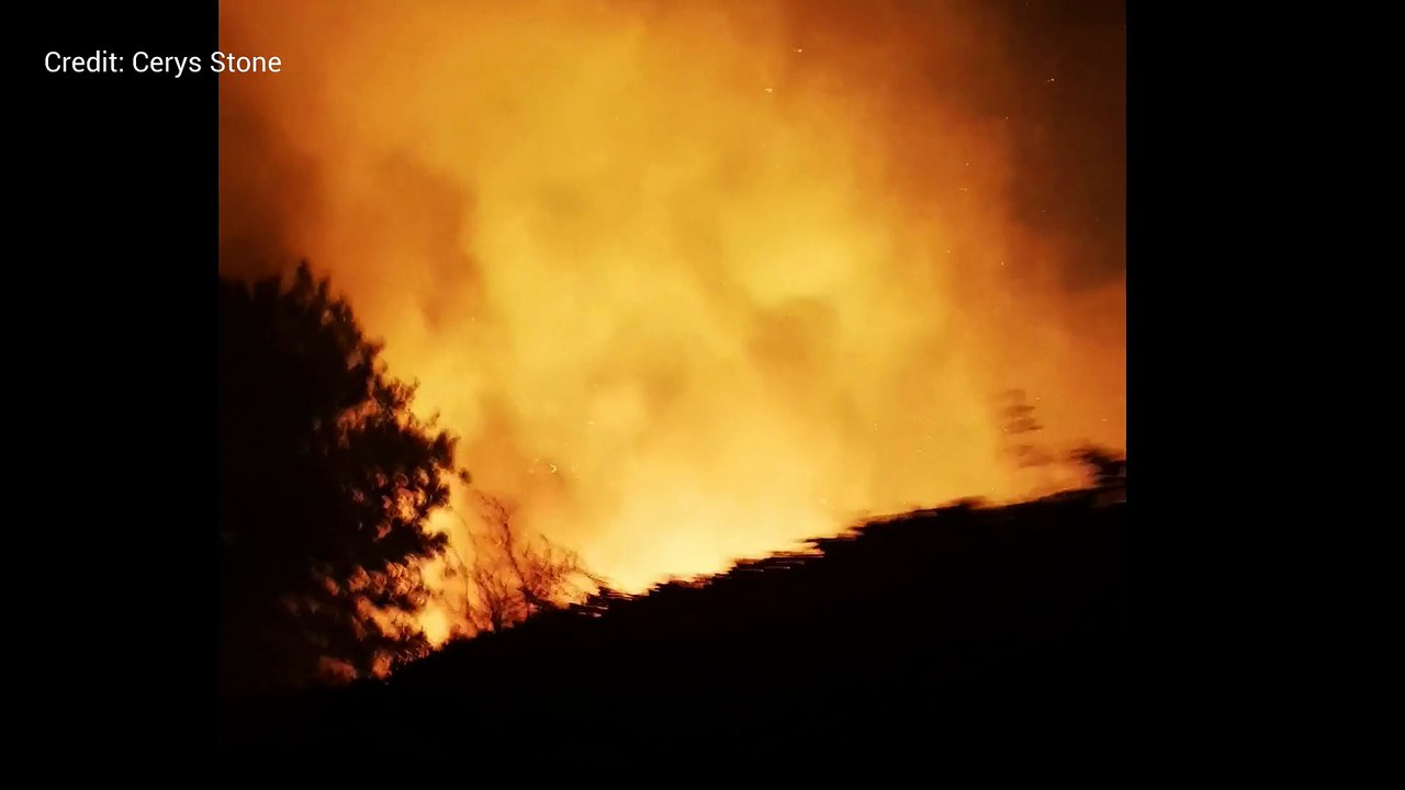 Historic Georgian home near Ash goes up in flames