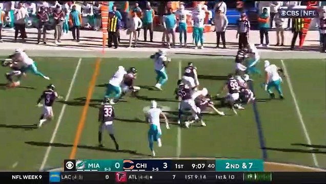 Miami Dolphins vs. Chicago Bears Full Highlights 1st QTR _ NFL Week 9_ 2022