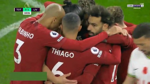 اهداف مباراة ليفربول وتوتنهام 2 1 الدوري الانجليزي